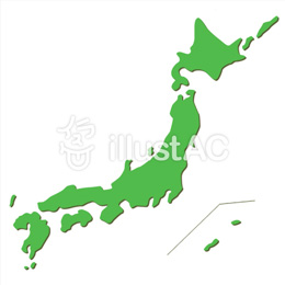 日本地図イラスト